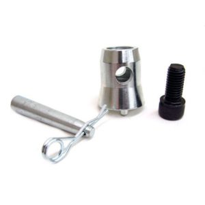 49196-1 M12 Coupler con pin y clip para F34BOX (Medio Cupler) Cosmic Truss