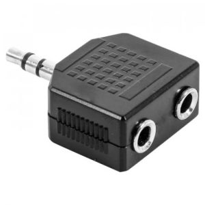 AD-132 Convertidor Plug Stereo 3.5mm a 2 Jack Stereo 3.5mm