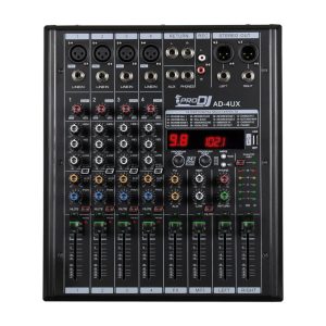 AD-4UX Mixer Análogo con Bluetooth ProDj