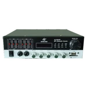 AK-460URB Amplificador Estereo 200W Teatro en Casa con Reproductor USB/SD-BT-FM y Grabación American Sound