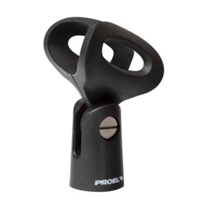 APM35B Abrazadera Micrófono Grande Ø30-35mm Rosca Metálica Proel.