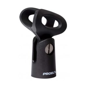 APM35S Abrazadera Micrófono Pequeña Ø22-27mm Rosca Metálica Proel.