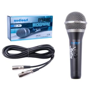 ART-115 Microfono Alambrico Profesional Unidireccional con Cable de 6 Mts XLR-XLR Audioart