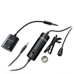 ATR3350xiS Micrófono Lavalier de condensador Omnidireccional Audiotechica