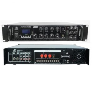ASPX250UZD Amplificador de Linea Sonido Ambiental 250W con USB y Bluetooth American Sound