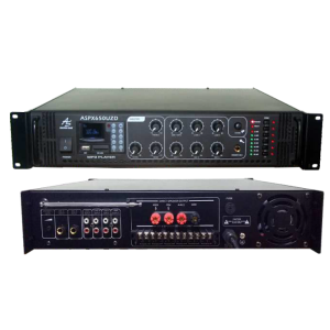 ASPX650UZD Amplificador de Linea Sonido Ambiental 650W con USB y Bluetooth American Sound