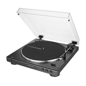 AT-LP60X-BK Tornamesa con Accionamiento por Correa totalmente Automático NEGRO - AudioTechnica.