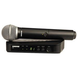 BLX24/PG58 Micrófono Inalámbrico de Mano con Capsula PG58 - Shure.