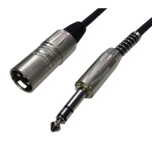 BULK230LU1 Cable Balanceado XLR MACHO - TRS 1/4 1 mt PROEL