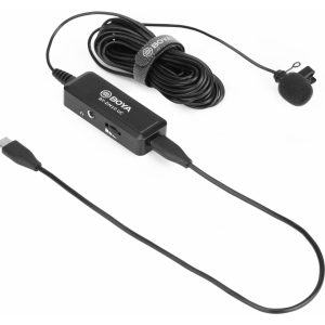 BY-DM10 UC Microfono Lavalier para iOS y Android BOYA