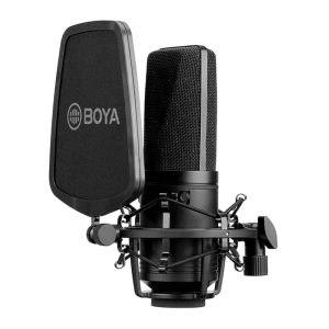 BY-M1000 PRO Micrófono Condensador (Cardioide / Omnidireccional, Bidireccional) de Diafragma Grande 137 dB SPL BOYA.