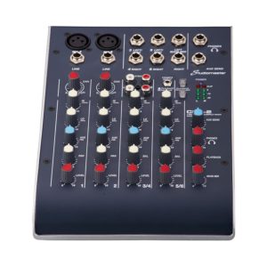 C2-2 Mixer Análogo 6 Entradas: 2 Mic / jack + 2 Estéreo STUDIOMASTER.