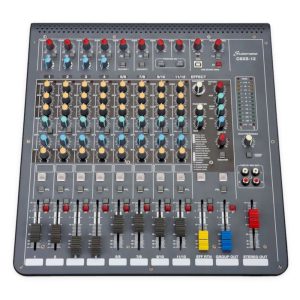 C6XS-12 Mixer Análogo 6 Mic + 4 Estéreo - StudioMaster.