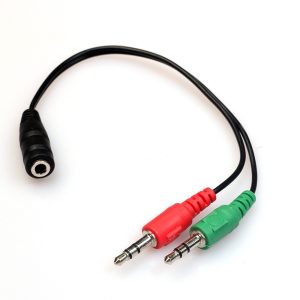 CA-1332 Cable Jack triestereo a 2 Plug estereo