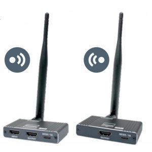CC-879200 Extender HDMI Inalámbrico 200M 5.8G; 1080p 60Hz con Loop Techman.