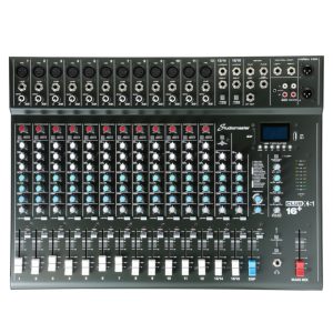 CLUB XS16+ Mixer Análogo 16 Entradas: 12 Mic / jack + 2 Estéreo STUDIOMASTER
