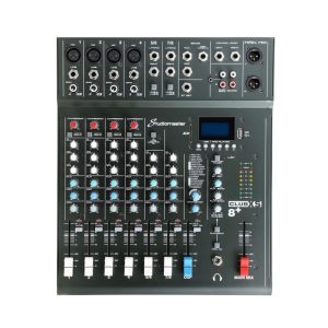 CLUB XS8+ Mixer Análogo 8 Entradas: 4 Mic / jack + 2 Estéreo STUDIOMASTER