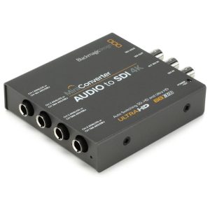 CONVMCAUDS4K Mini Convertidor AUDIO A SDI 4K BlackMagic