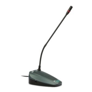 CS-1DU 12" Micrófono de mesa para conferencias tipo "delegate" (Asistente). Botón de encendido. Parlante interno para escucha. Cuello de 12" de longitud JTS.
