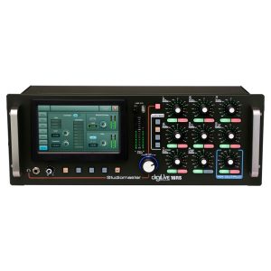 DIGILIVE 16RS Mixer Digital De Rack (12 Mic/ 2 Estéreo) + 4 Digitales (estéreo USB playback/ spdif). 8 Salidas Inteligentes. Pantalla de 7". Guardado de Escenas. Tablet / iPad control StudioMaster.