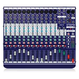 DM16 Mixer Análogo 12 Mic + 2 Estereo MIDAS.