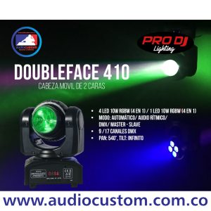 Doubleface 410 Cabeza Movil Doble Prodj