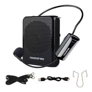 E-126W Amplificador de Sonido Portátil 8W con Diadema Inalámbrica Takstar.