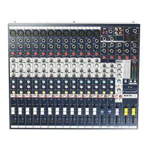 EFX12 Mixer Análogo 12 Canales MIC + 2ST + 32 Efectos Soundcraft