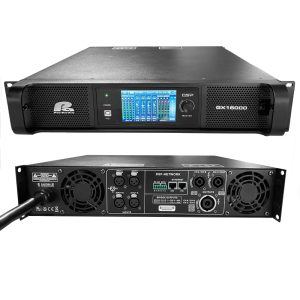 GX16000 Amplificador Digital 4 Ch 6800W X 2 con Pantalla Táctil 4.3" y Conexión a PC - Pa ProAudio.
