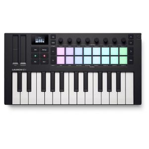 LAUNCHKEY MINI 25 MK4 Teclado Controlador MIDI Portátil Compacto de 25 Mini-Teclas con 16 Pads Sensibles a la Velocidad Novation.