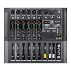 MD6S Mixer Análogo (6 Mic / TRS) USB – Bluetooth ProDj.
