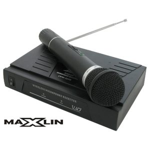 MF325MX Micrófono Inalámbrico VHF de Mano (9V) MAXLIN.