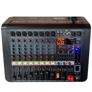 MIX-8 Mixer Análogo 8 Canales USB MP3; Bluetooth; FX DSP99 Pa Pro Audio.