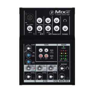MIX5 Mixer 5 Canales 1 Mic + 4ST Mackie