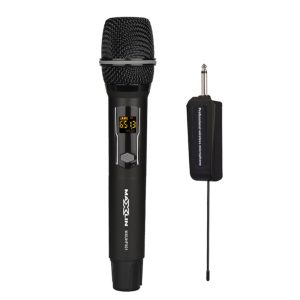 MXUHF501 Micrófono Inalámbrico Dinámico de Mano UHF, 48 Frecuencias, 60, Mts Maxlin.