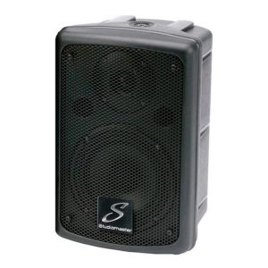 PAS8 Cabina Activa 8" (80W RMS) 2 Vías - SPL 115dB - Incluye Accesorio de Colgado - StudioMaster.
