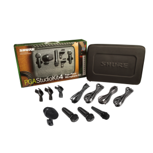 PGASTUDIOKIT4 Kit de microfonos de Bateria Shure