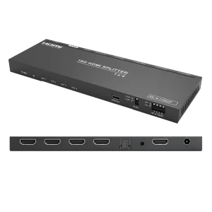 PS-293B Esplier HDMI 1X4 - 2.0V - 4K - Extractor de Audio - SolidView.