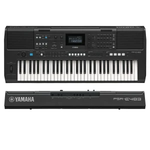 PSR-E483 + PA150 Teclado Electrónico 5/8" - 820 Voces - Yamaha.