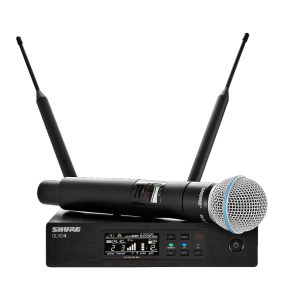 QLXD24/B58 Micrófono Digital UHF Inalámbrico de Mano con Capsula Beta 58 - Shure.