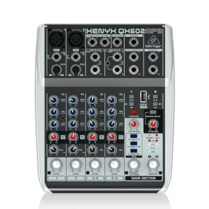 QX602MP3 Mixer Análogo 2 Mic + 2st + MP3 Behringer