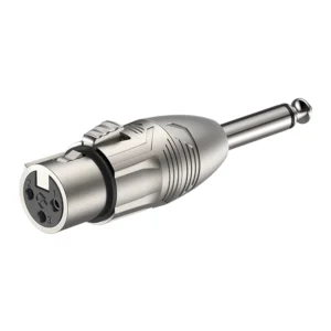 RA2XFJM Convertidor Plug Mono 1/4 a Jack XLR Roxtone.