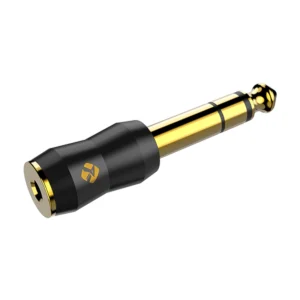 RA3J3MJF Convertidor Plug Estereo 1/4 a Jack 3.5mm Estereo de Lujo - Roxtone.