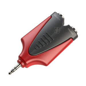 RPAN320 Convertidor Plug Estereo 3,5mm A 2 Jack 1/4 Estereo
