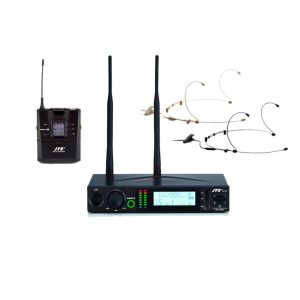 RU-901G3/RUG3TB+CM-214ULiF Micrófono Inalámbrico Dual de Diadema Serie RU-901 JTS