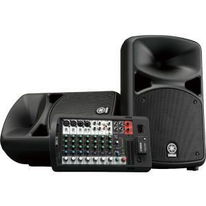 STAGEPAS Sistema De PA Portátil BT Con Dos Altavoces Pasivos 10" 680W Yamaha.