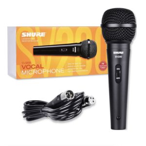 SV200 Micrófono Vocal Dinámico Cardioide con Cable XLR - Shure.