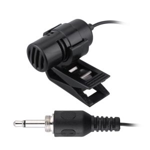 TCM-370 Micrófono de solapa con rosca de seguridad y plug 3,5mm.