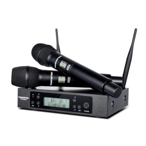 TS-3310UH Kit Micrófonos UHF Inalámbrico Multifrecuencia Doble Mano Takstar