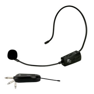 TWM-308 Micrófono UHF de Diadema con Receptor Recargable Plug 1/4 American Sound.